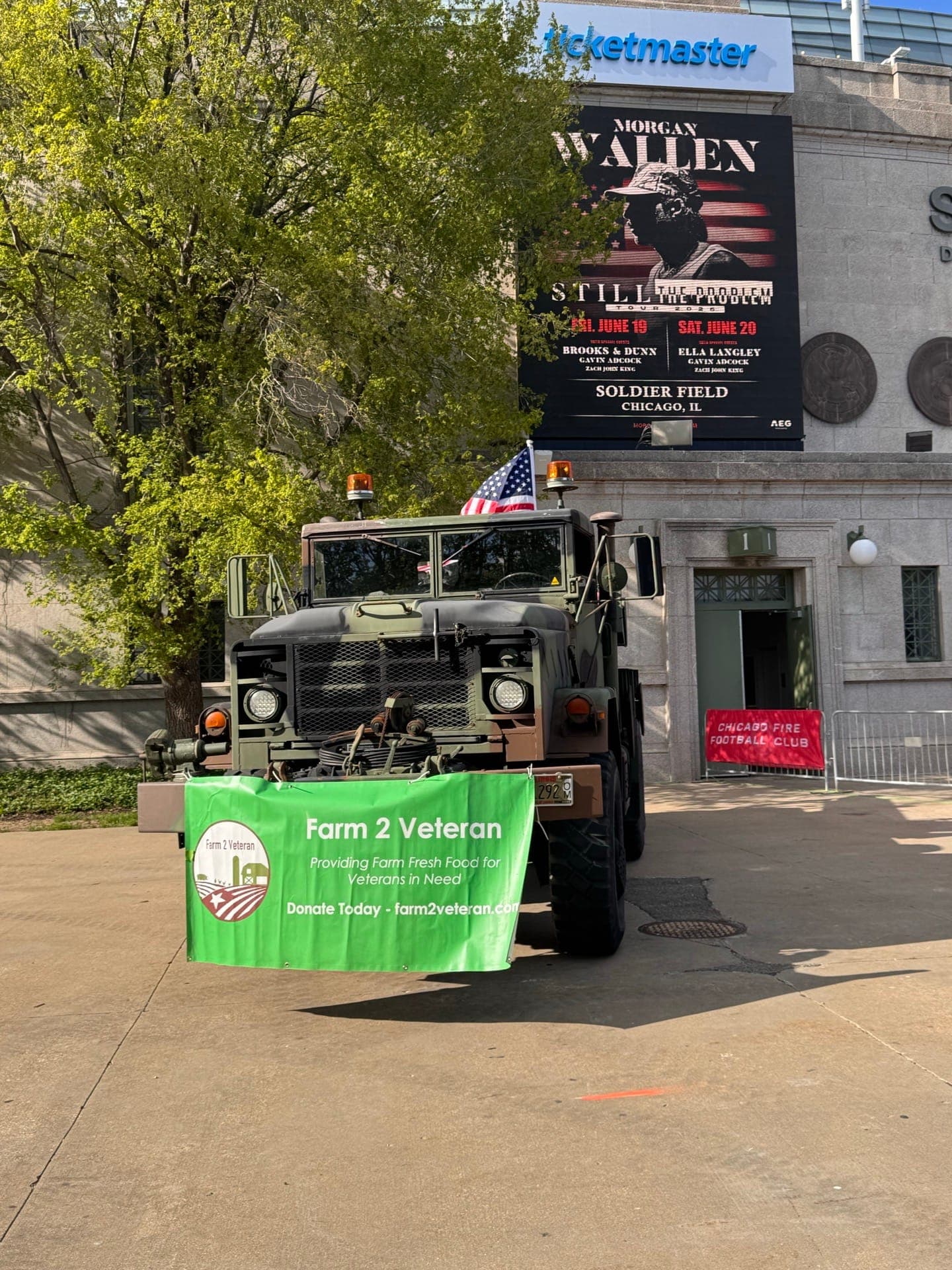 EDC at Chicago Fire FC Military Appreciation Night