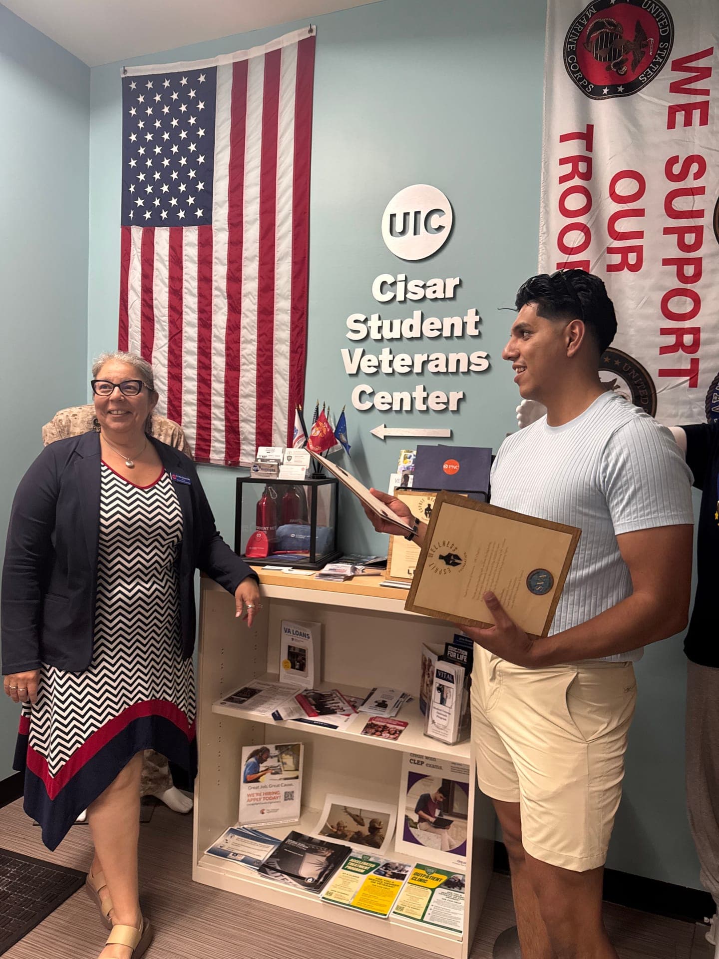 Esprit de Corps Foundation veteran community sponsor award in Chicago