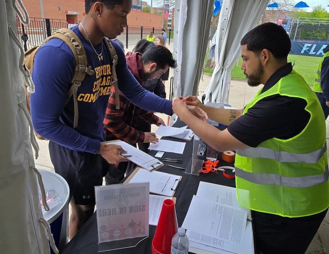 Veterans and first responders at MURPH Festival in Chicago