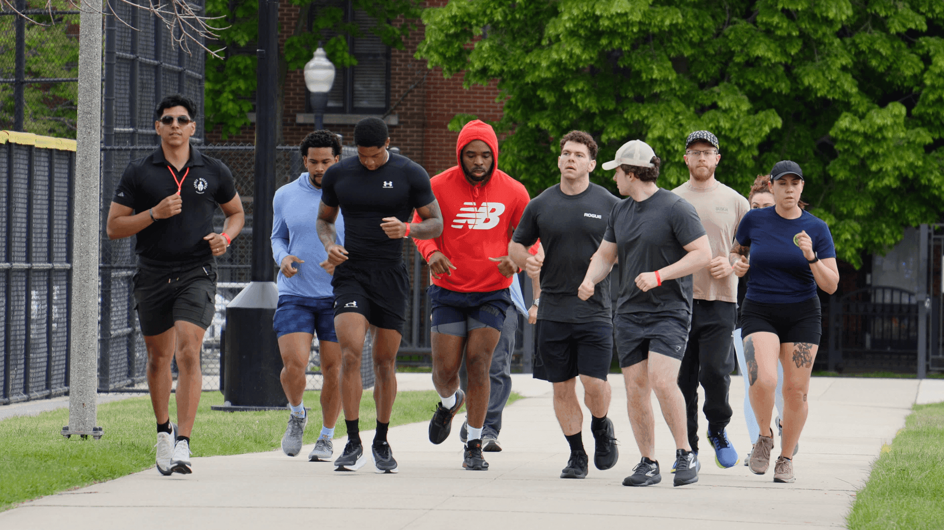 MURPH Festival Memorial Day fitness challenge running course at UIC