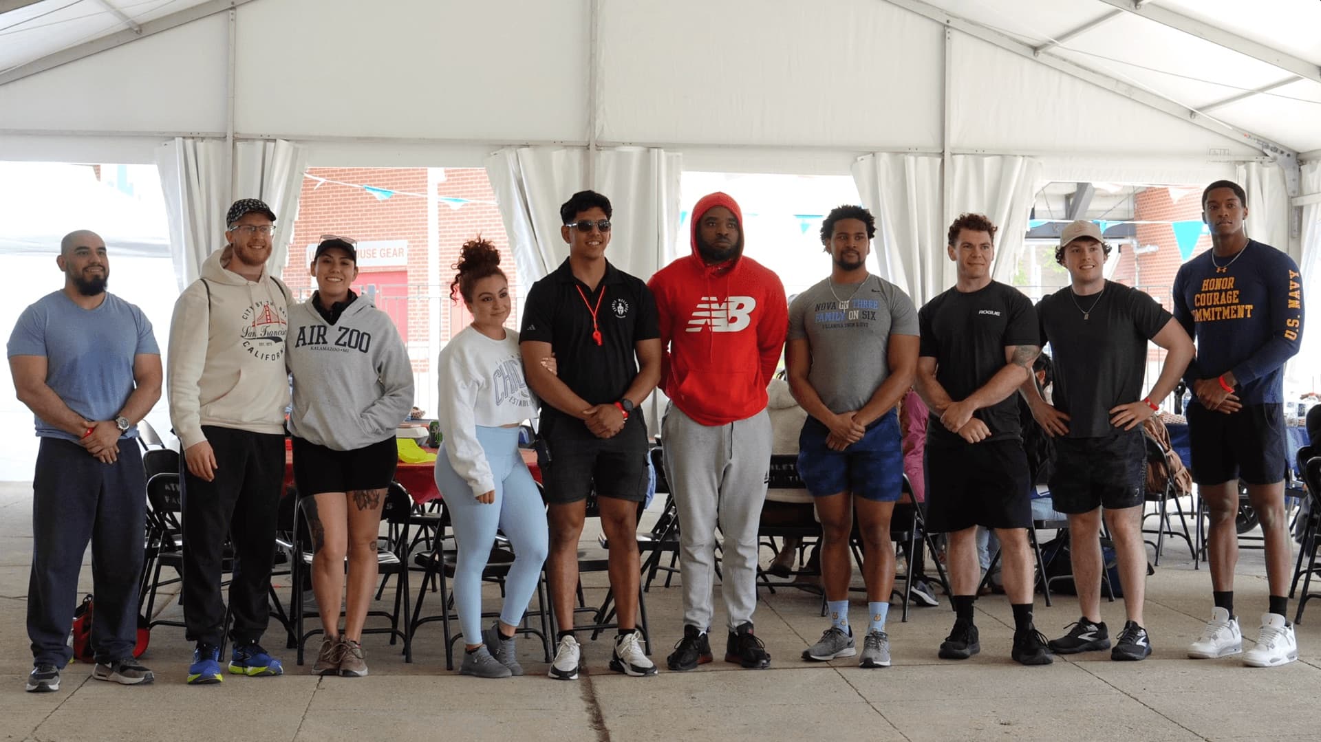 Military families connecting at an Esprit de Corps Foundation event